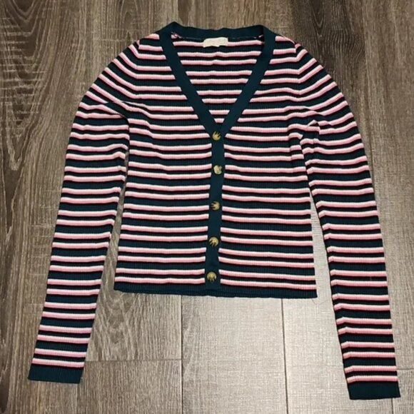 🍁 Ultra Flirt ribbed knit cropped Cardigan 🍁 - Picture 1 of 4